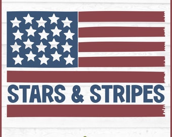 Patriotic Flag Stars & Stripes SVG File, dxf, eps, png, Patriotic svg, July 4th svg, Freedom svg, USA svg, Cricut svg, Cut File, Download