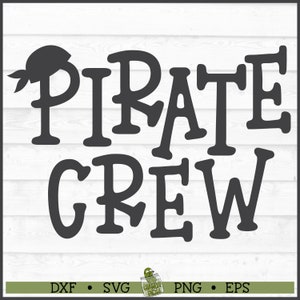Piraten Crew SVG-Datei, dxf, eps, png, Pirat svg, Pirat svg, Piratenbande svg, Piratengang svg, Silhouette svg, Cricut svg, Cut-Datei, digitaler Download