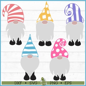 Gnome Shorties Set 2 SVG File, dxf, eps, png, Gnome svg, Short Gnomes svg, Cricut Gnomes svg, Silhouette svg, Cricut svg, Cut File, Download