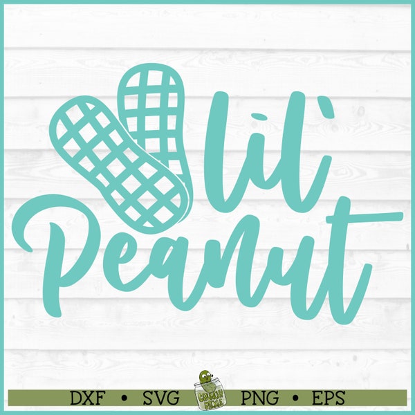Lil' Peanut Baby SVG File, dxf, eps, png, Toddler svg, Kids svg, Kid svg, Cricut, Silhouette Cameo, Cutting File, Digital Download