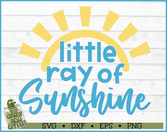 Little Ray of Sunshine Baby SVG File Dxf Eps Png Toddler - Etsy