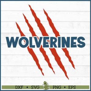 Wolverines Claw SVG File, dxf, eps, png, Claw Mark svg, Claw Scratches svg, Wolverines svg, Cricut svg, Cut File, Digital Download