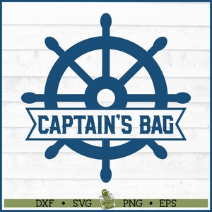 Kapitäns Tasche SVG-Datei, png, Kreuzfahrt svg, Strandtasche svg, Sommer svg, Schiffsrad svg, Boot svg, Kapitän svg, Cricut svg, Cut File, Download