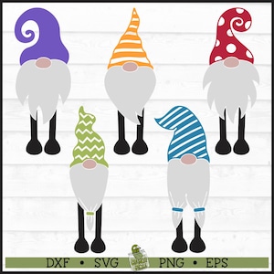 Everyday Tall Gnomes SVG File, dxf, eps, png, Gnomes svg, Tall Gnomes svg, Gnome svg, Silhouette svg, Cricut svg, Cut File, Digital Download
