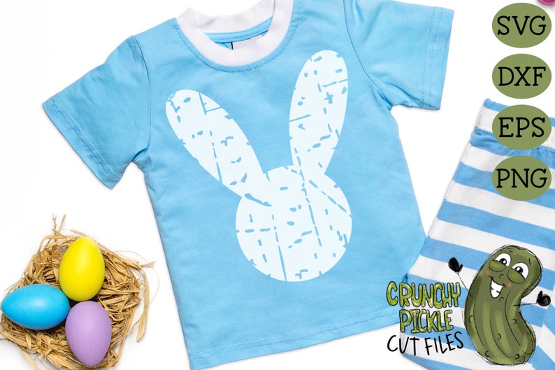 Download Plaid & Grunge Easter Bunny 2 SVG cutting file for Cricut ...