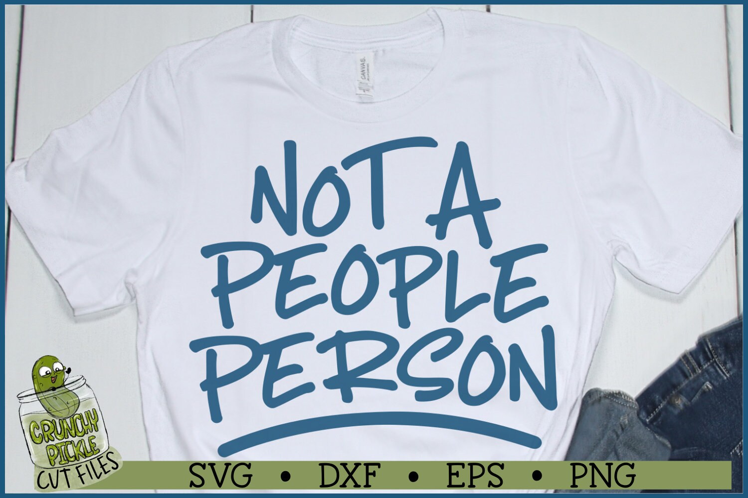 Buy Not a People Person SVG File, Dxf, Eps, Png, Anti Social Svg, Funny ...