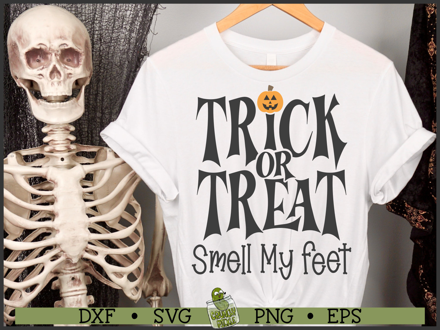 Trick or Treat Smell My Feet SVG File, Eps, Png, Halloween Svg, Trick ...
