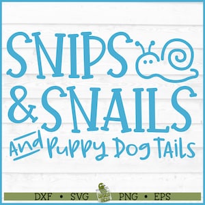 Snips and Snails baby SVG, dxf, eps, png, baby boy svg, peuter svg, kinderliedje svg, Cricut svg, silhouet svg, bestand knippen, downloaden