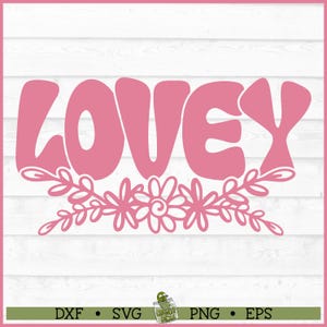 Archivo SVG de flores adorables, dxf, eps, png, SVG de amor, SVG de abuela, SVG del Día de la Madre, SVG de silueta, SVG de Cricut, Archivo de corte, Descargar