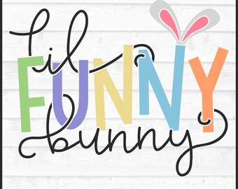 Archivo SVG de Pascua de conejito divertido, dxf, eps, png, SVG de Pascua para niños, SVG de Pascua para bebés, SVG de conejito de Pascua, SVG de Cricut, Archivo de corte, Descargar