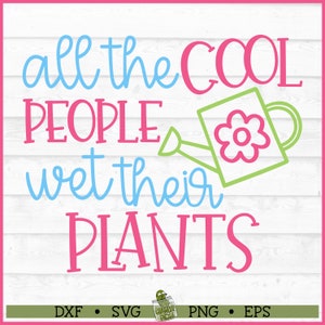 Persone fantastiche bagnano le loro piante File SVG, dxf, eps, png, Primavera in formato SVG, Estate in formato SVG, Giardinaggio in formato SVG, Divertente in formato SVG, Cricut in formato SVG, Taglia File, Scarica