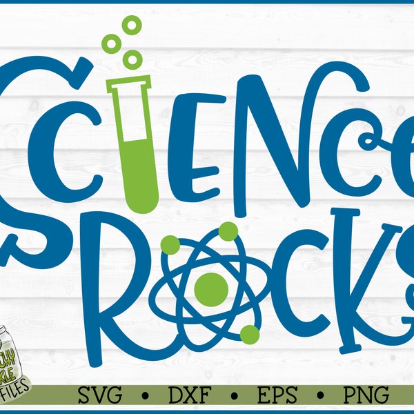 Science Rocks SVG File, dxf, eps, png, Teacher svg, School svg, Science svg, Cricut svg, Silhouette Cameo svg, Cut File, Digital Download