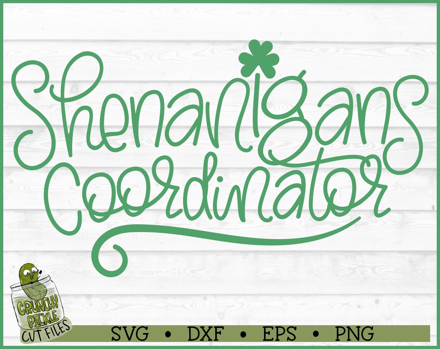 Shenanigans Coordinator SVG File Dxf Eps Png St - Etsy