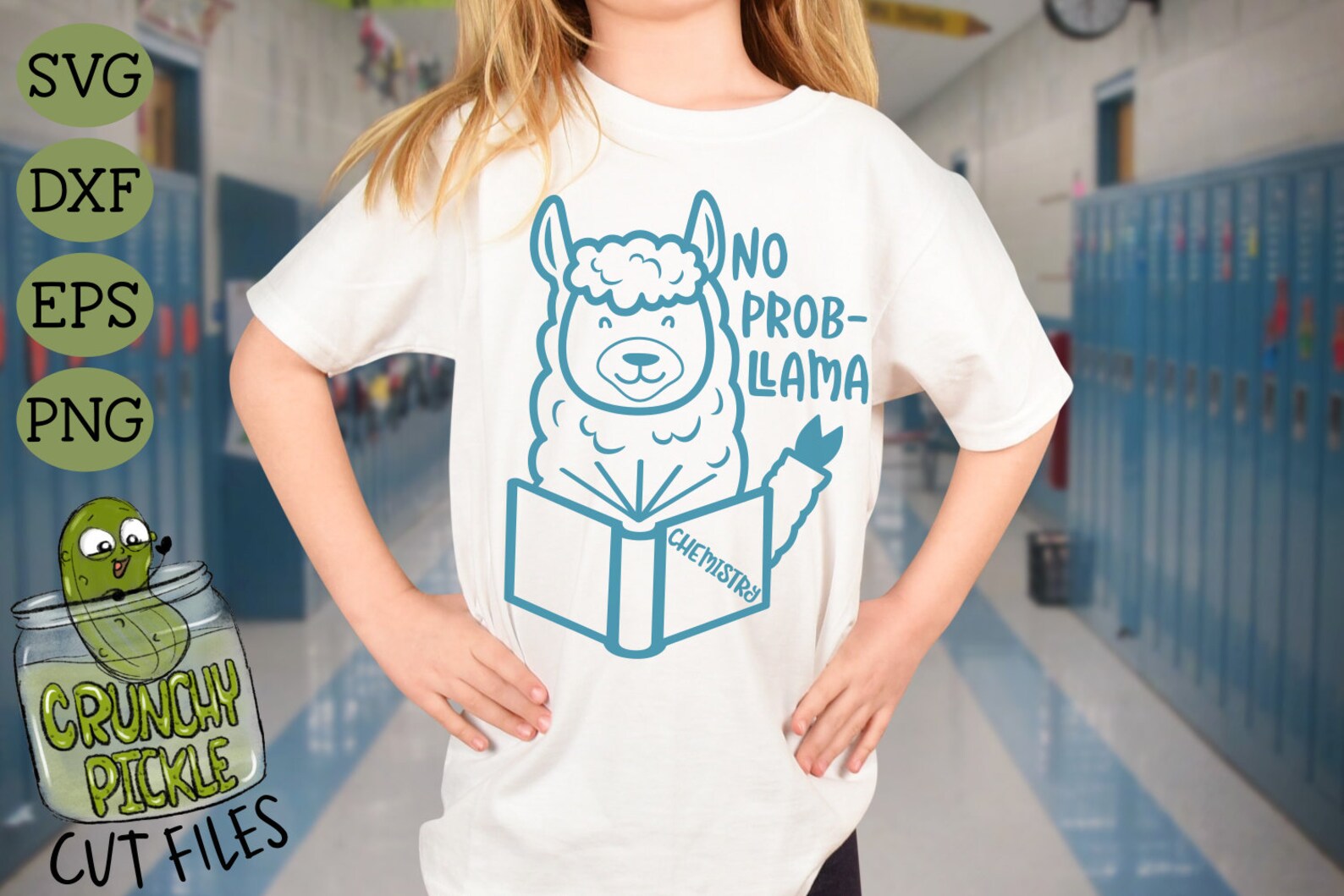 Download School Llama No Prob-llama SVG for Teacher or Student. Use ...