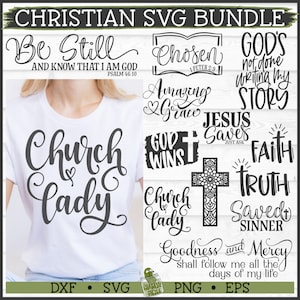 Christian SVG Bundle, dxf, eps, png, Religious svg, Bible verses svg, Psalms svg, Bible Quote svg, Cut File, Download