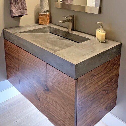 Custom Bathroom Sink Cabinet - Etsy