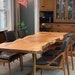 Single Slab Spalted Maple Live Edge Dining Table, Live Edge Dining Table |DO NOT BUY| 