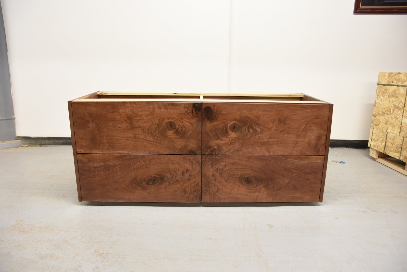 Custom Walnut Bathroom Vanity Hand Made Soft Close Etsy