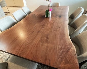 Walnut Book Matched Table