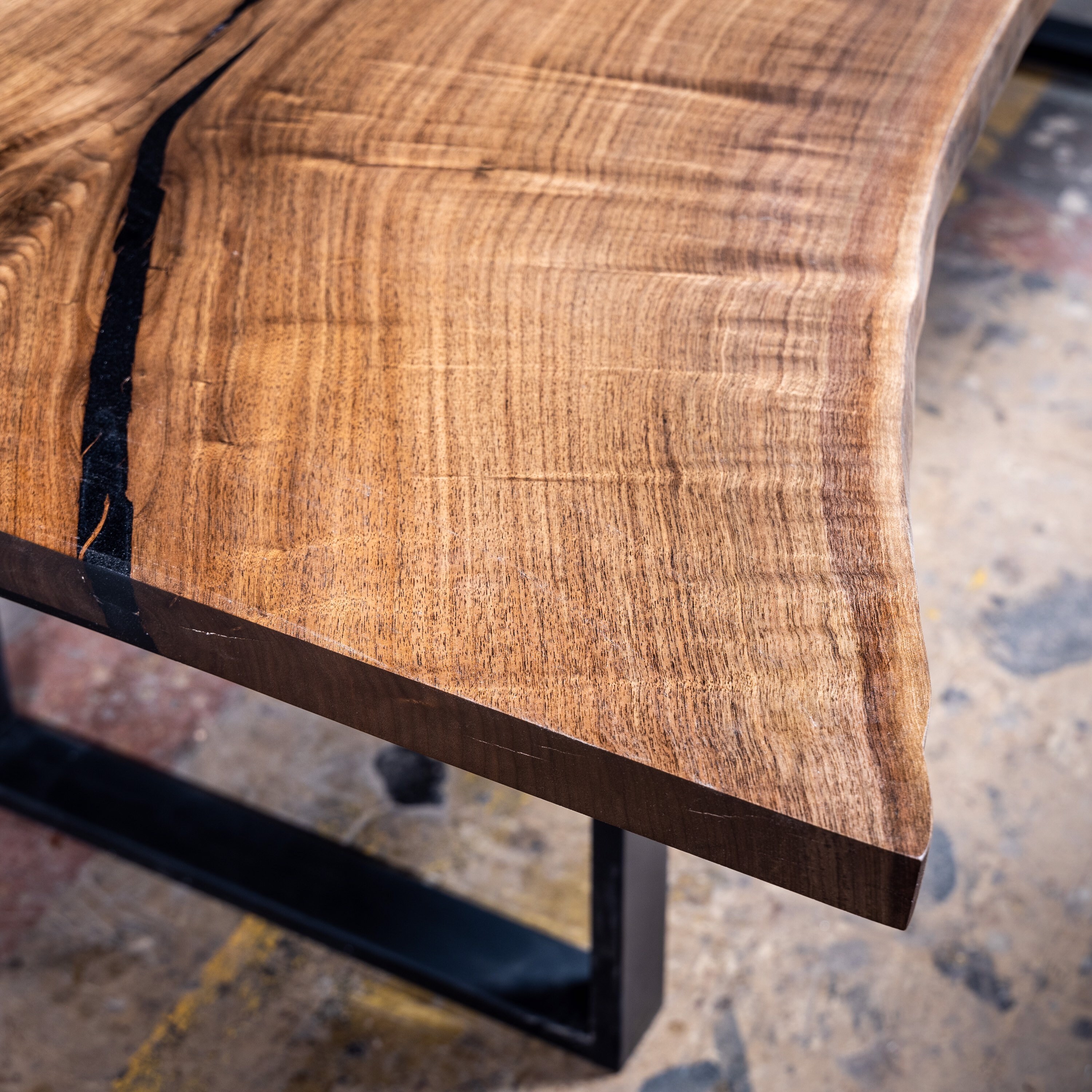 Walnut Single Slab Table #344