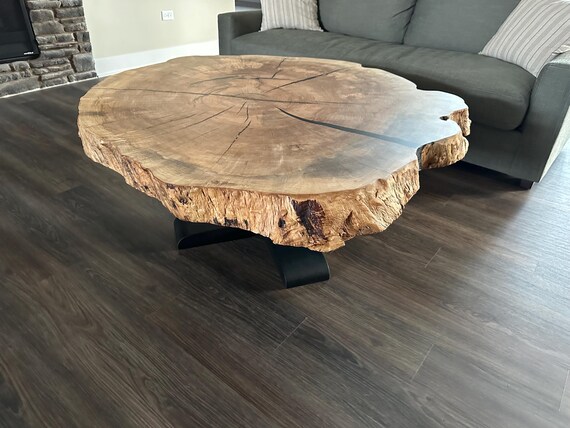 Round Coffee Table Slab Coffee Table Wood Slice Coffee Table Live Edge Cookie Slab Natural Edge Live Edge Slab Rustic Coffee Table Etsy
