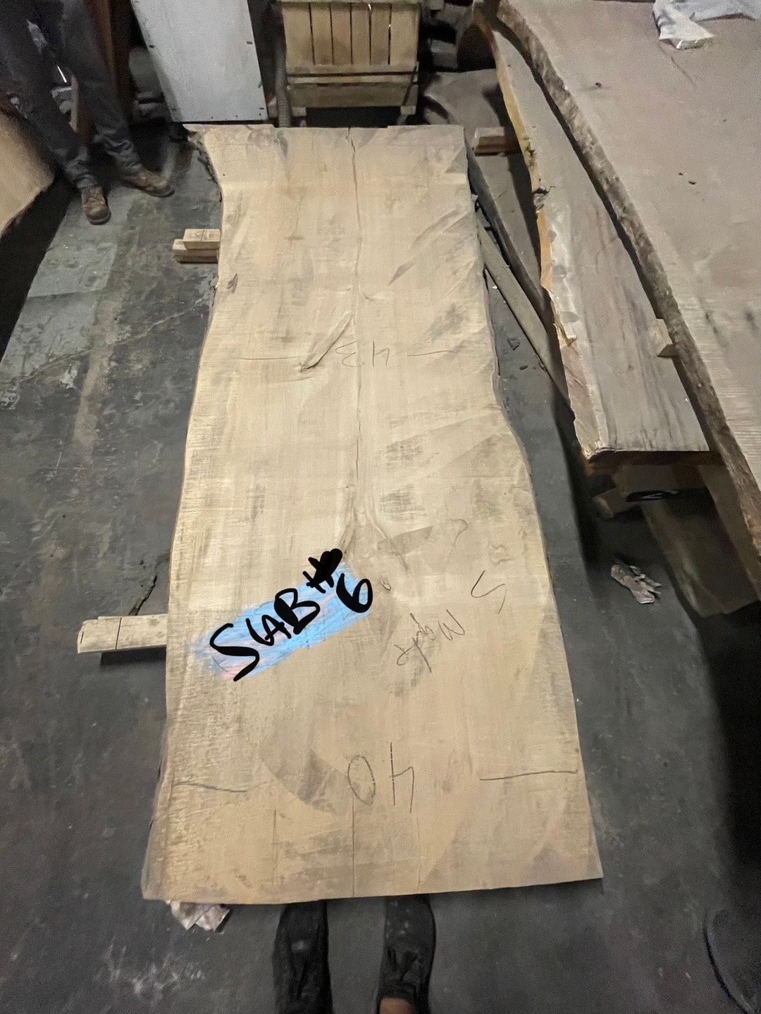 Maple Live Edge Kiln Dried Wood Slab / Dining Table Live Edge Etsy