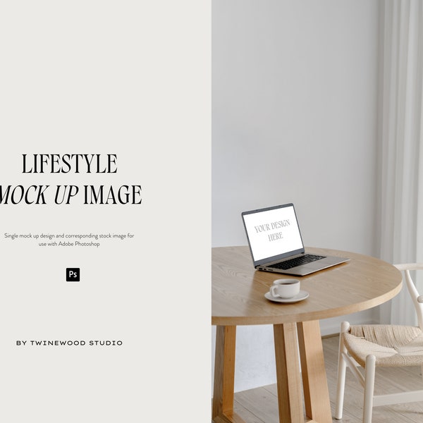 Mock Up, Laptop Phone Device Magazine Stock Photography, Minimalist Aesthetic, Neutral Toned, Mockups for Designers, Styled Stock Photos