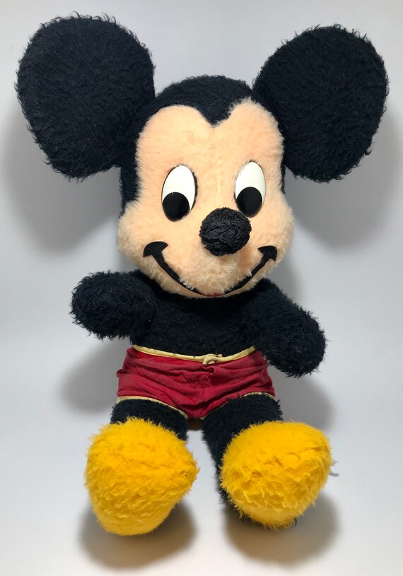 vintage mickey mouse stuffed doll