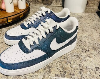 Custom Nike Vison Court Low&#39;s - Galaxy