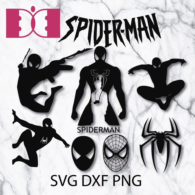 Download Spiderman Set Svg Dxf Png Cricut Cameo Silhouette Printing Transfer Spiderman Silhouette Spiderman Vinyl Spiderman Cut Marvel Clip Art Art Collectibles Theartistloft Co Uk