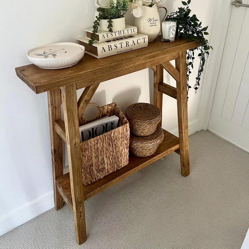 Table For Radiators Wood Console Table 140cm - Etsy UK