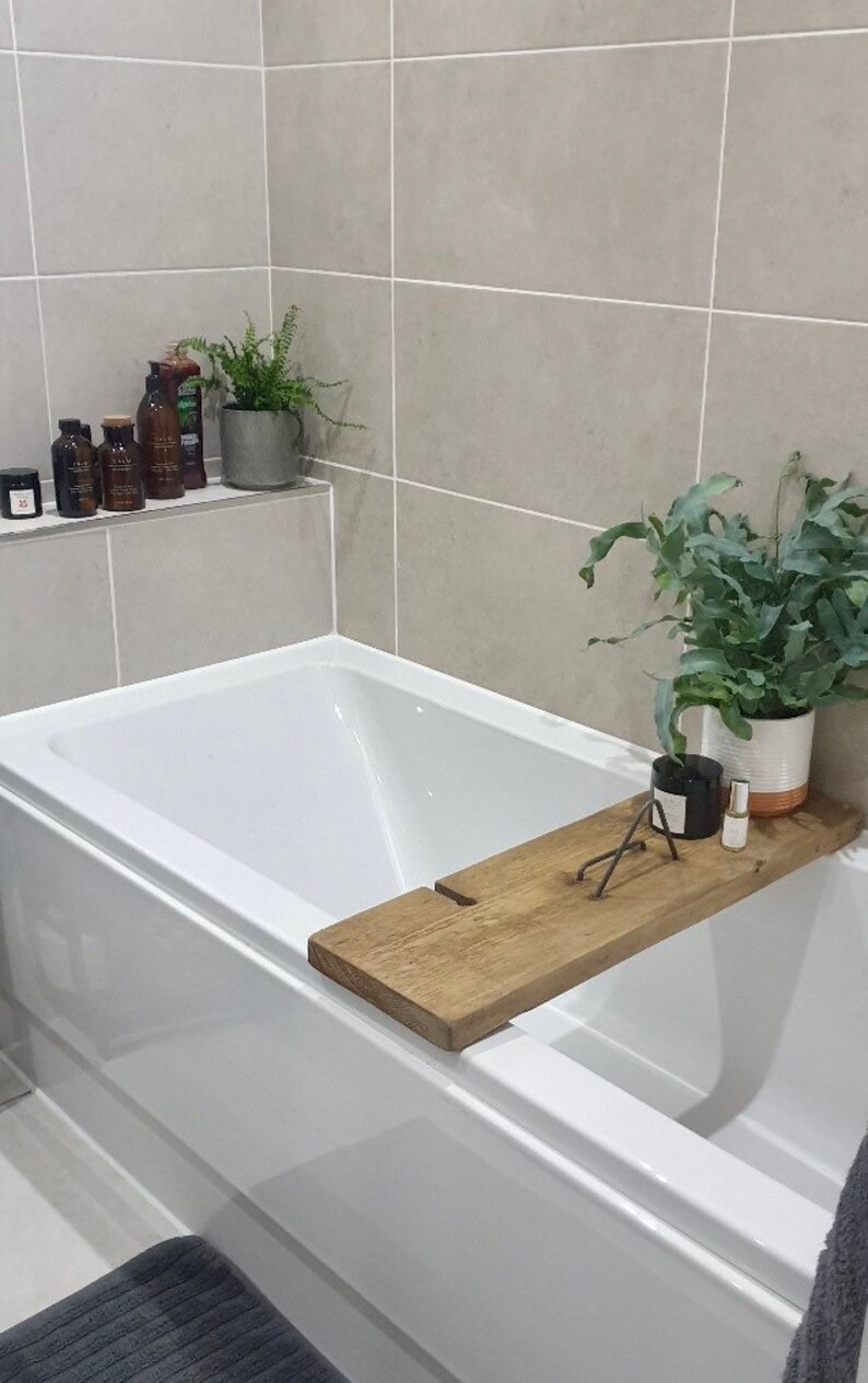 Wooden Bath Caddy Bath Board Bath Tray Etsy UK