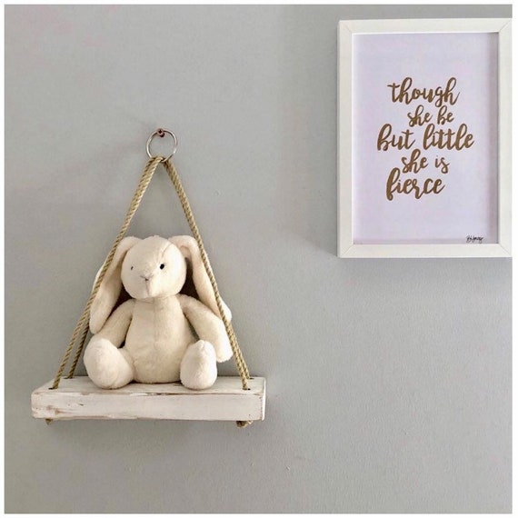 hanging shelves nursery