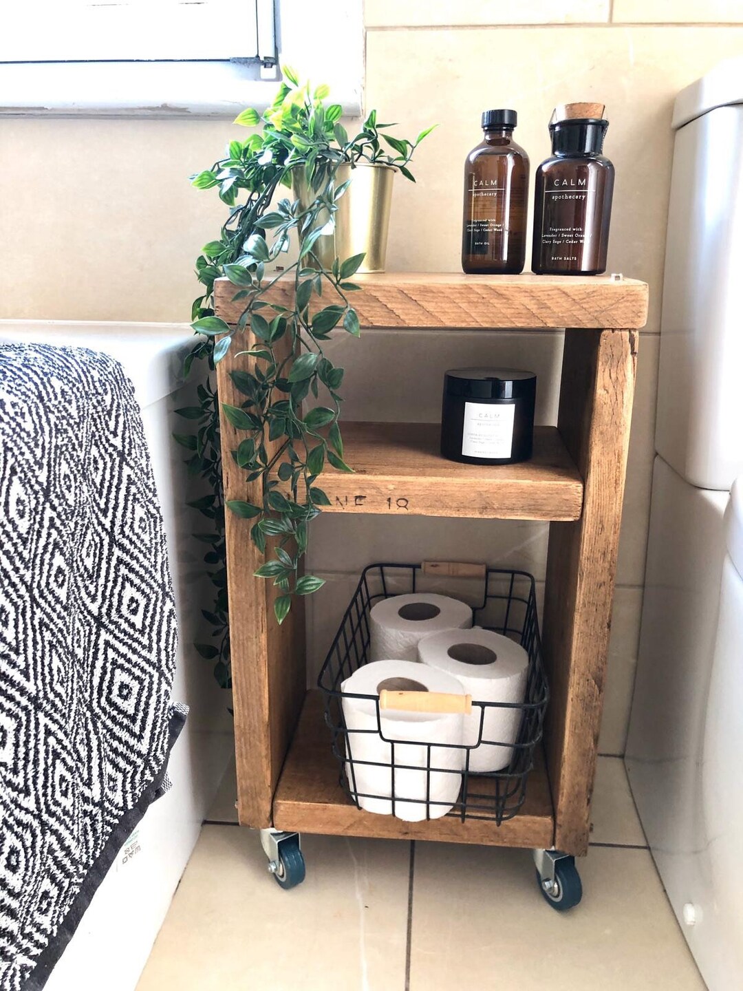 Small Rustic Storage Unit - Etsy UK