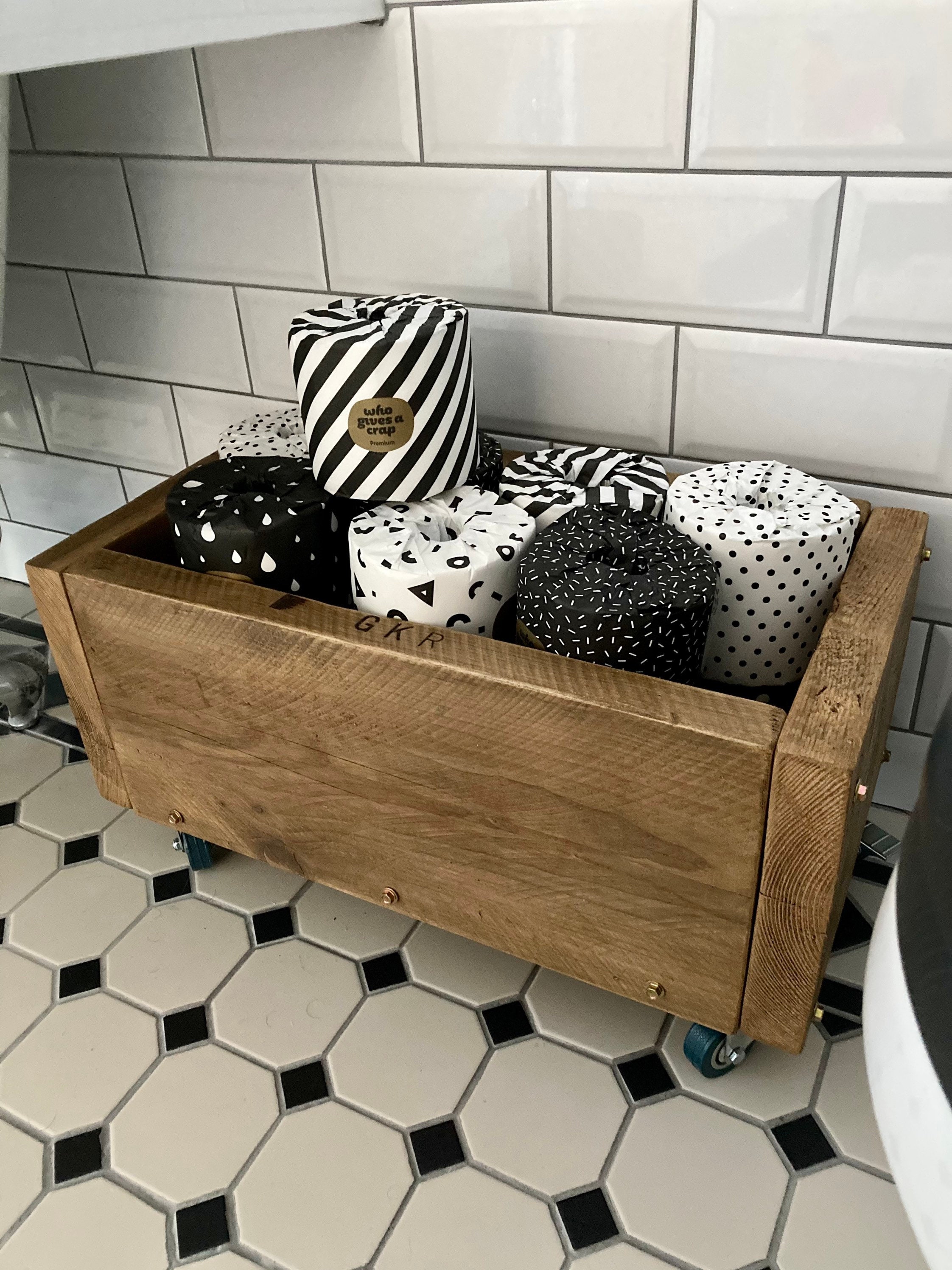 Large Storage Box Toy Box on Castors Scaffold Board Etsy