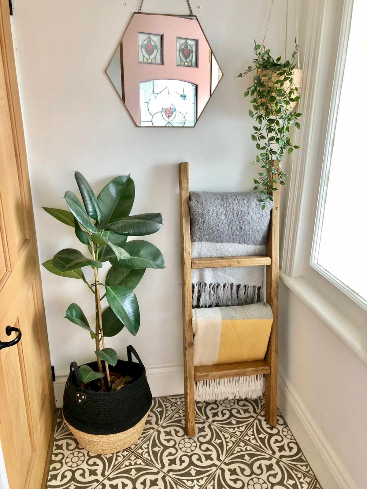 Wooden Blanket Ladder, Towel Ladder