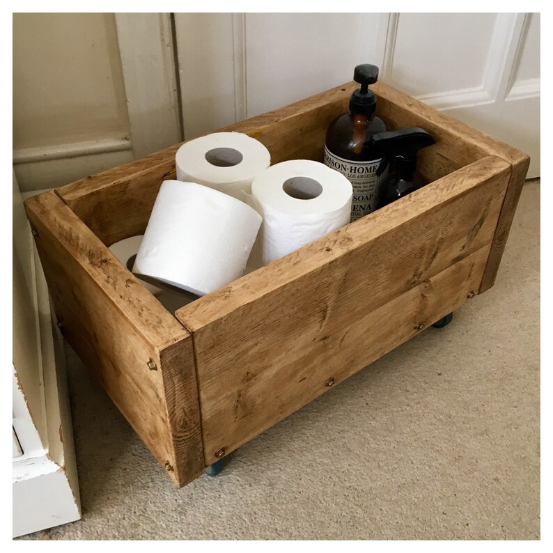 Large Storage Box Toy Box on Castors Scaffold Board Etsy