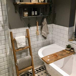 Wooden Blanket Ladder, Towel Ladder