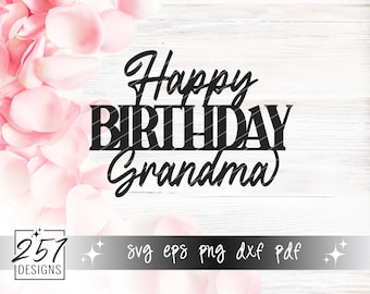 Download Happy Grandma Svg Etsy