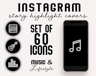picture Instagram Music Icon Aesthetic Black And White etsy