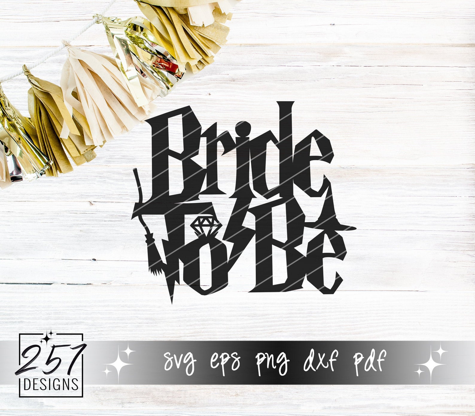 Bride To Be SVG / Harry Potter / Cake Topper / Bachelorette | Etsy