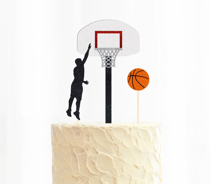 Basketball Net Cake Topper / Sport Cake Topper / NBA Topper / Etsy