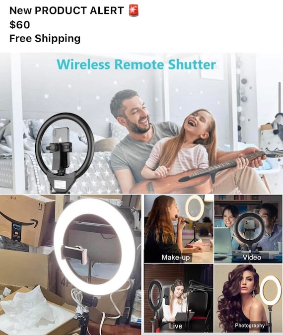 Wireless Remote Shutter Light Stand