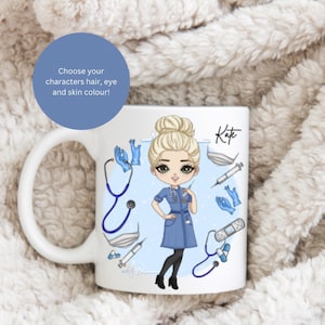 Krankenschwester Geschenke, personalisierte Krankenschwester Tasse, NHS, Arzt, Apotheke Geschenke, Studenten Krankenschwester, Geschenke für sie, Abschiedsgeschenk, Staff Nurse, Weihnachtsgeschenk