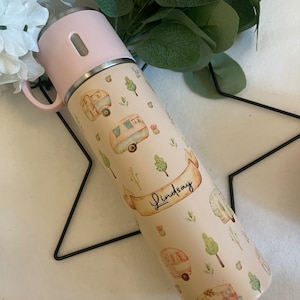 Personalised Flask, Persobalised Caravan Gifts, Caravan Gifts for her, Home from home, Travel Gifts, Caravan Life, Thermo Flask, For her,