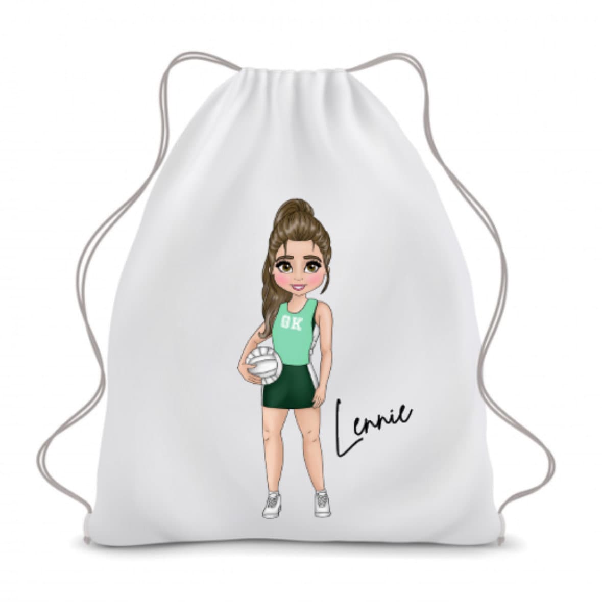 Trofeo Personalizzato Netball - Bandiera Incisa Per Squadra O Giocatore - CNC Group