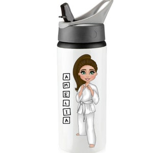 Personalized Karate Water Bottle: Martial Arts Gift
