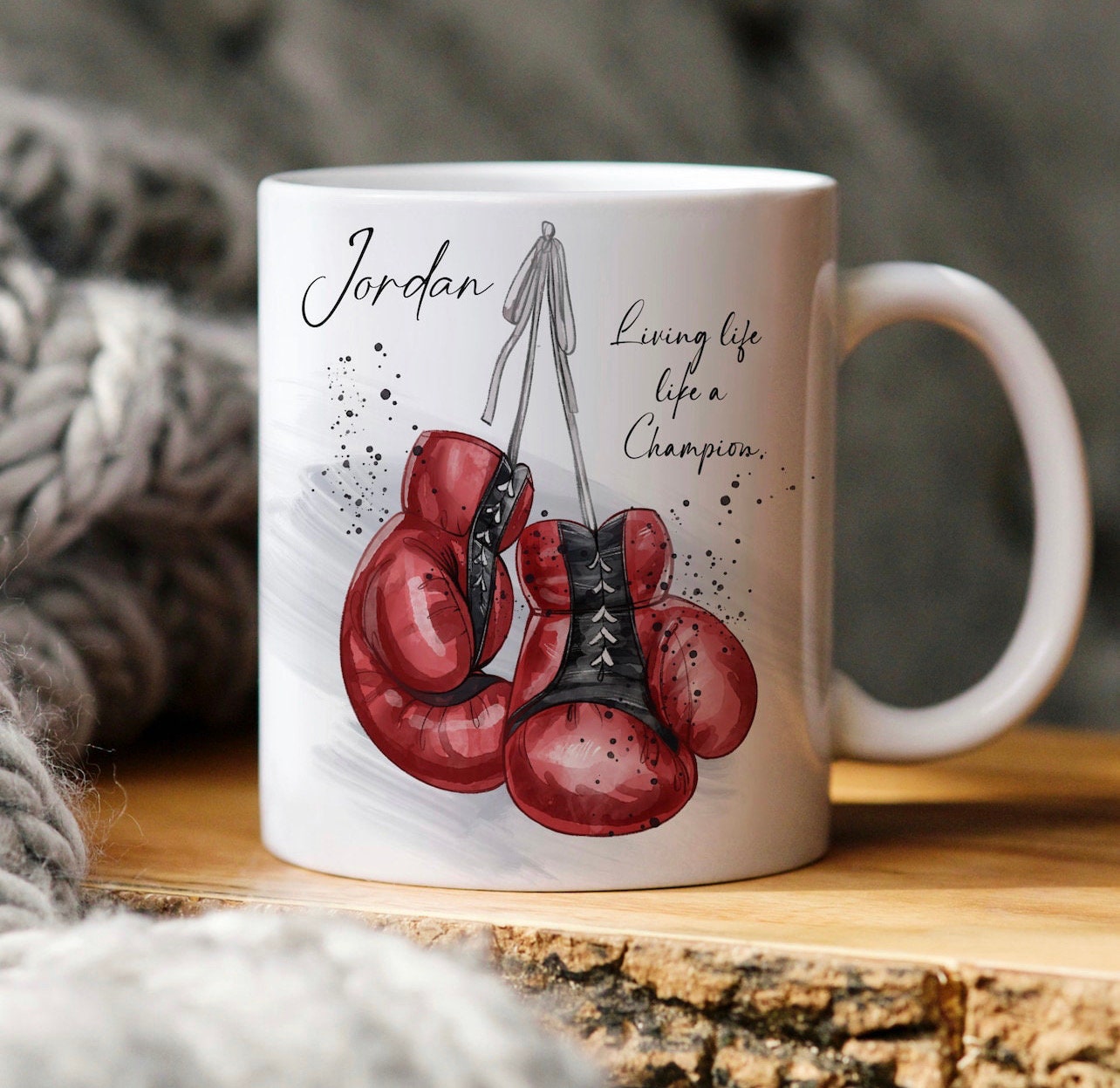 Personalised Boxing Gloves Mug Boxing Gifts Boxing Gifts for Her Boxing Gifts for Him Personalised Mug Sports Gifts Personalised Gifts Etsy UK