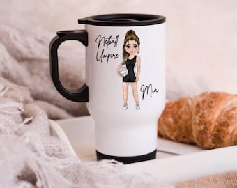 Netball Umpire Gift, Netball Travel Mug, Custom Netball Coach Gift,
