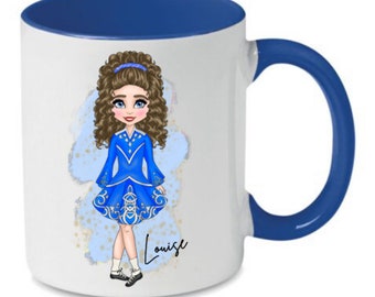 Irish Dancing Mug, Irish Dancer, Ceili, Dance Teacher, Personalised Mug, Dance Gifts, Gifts for her, Irish Dance, Birthday Gifts,